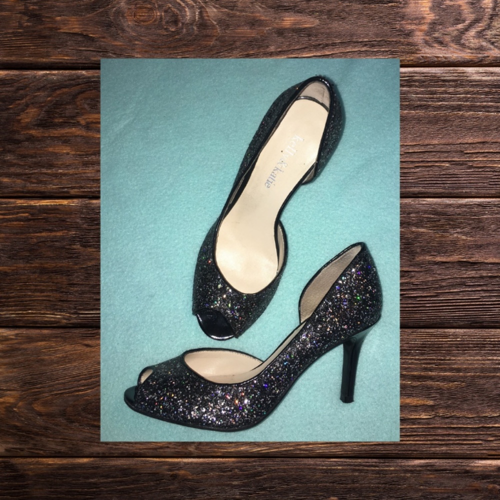 Black Sparkly Heels